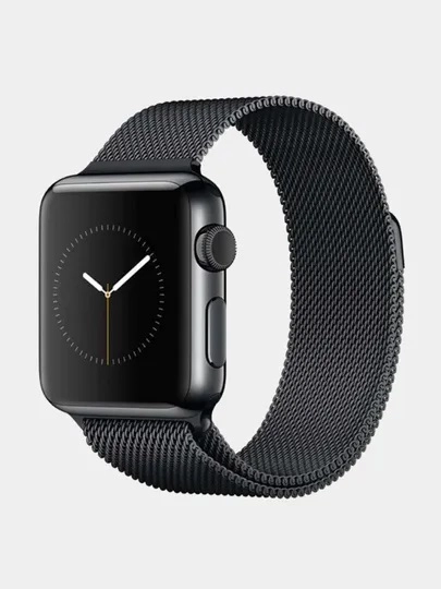 Ремешок стальной на Apple Watch, миланский
