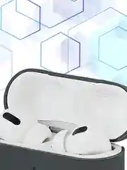 Белый чехол силиконовый для Apple AirPods Pro