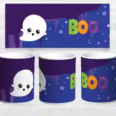 Бежевый кружка "Haloween"