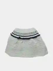 Серый манишка детская зимняя