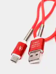 Красный кабель Lightning iPhone,Type-C и Micro-USB для быстрой зарядки и передачи данных 1 метр