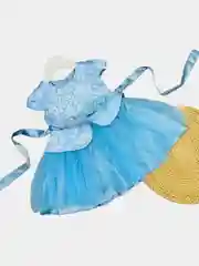 Лазурный платье для девочек праздничное, новогоднее