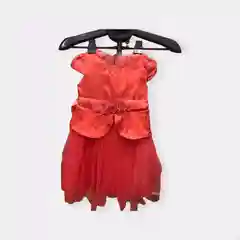 Алый платье для девочек праздничное, новогоднее