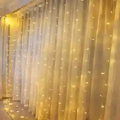 Белый гирлянда LED "Штора-Занавес"