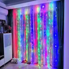 Белый гирлянда LED "Штора-Занавес"
