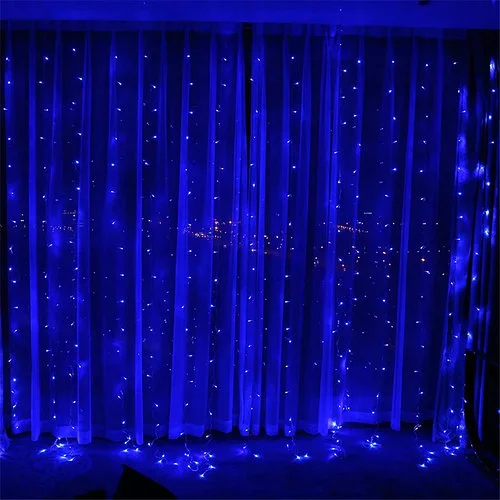 Белый гирлянда LED "Штора-Занавес"
