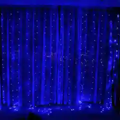 Белый гирлянда LED "Штора-Занавес"