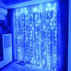 Белый гирлянда LED "Штора-Занавес"