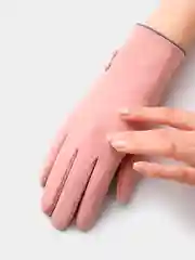 Перчатки женские бархатные / Для сенсорных экранов / Осенние и зимние