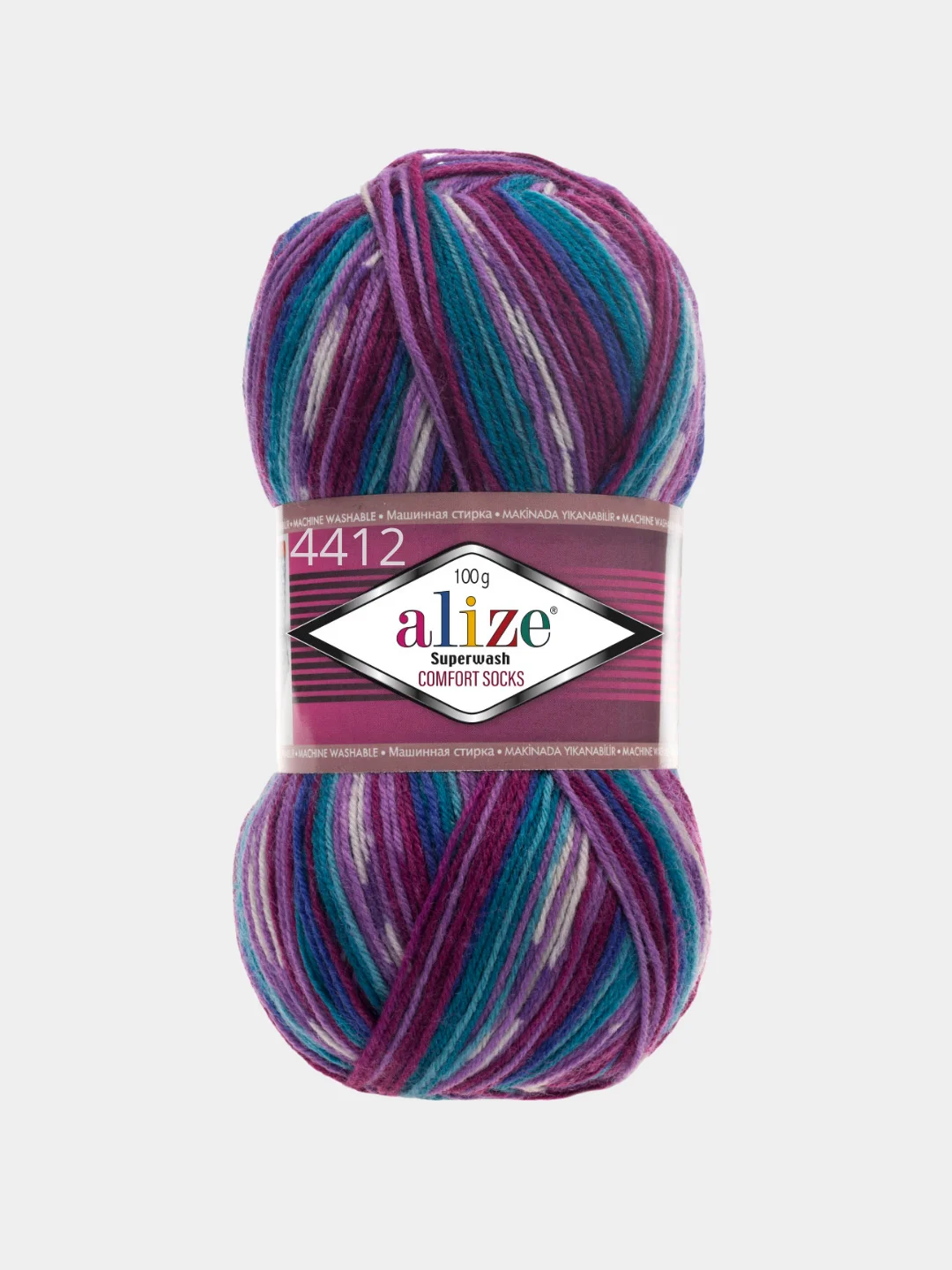 Носочная пряжа Alize Superwash, 100 г, 420 м