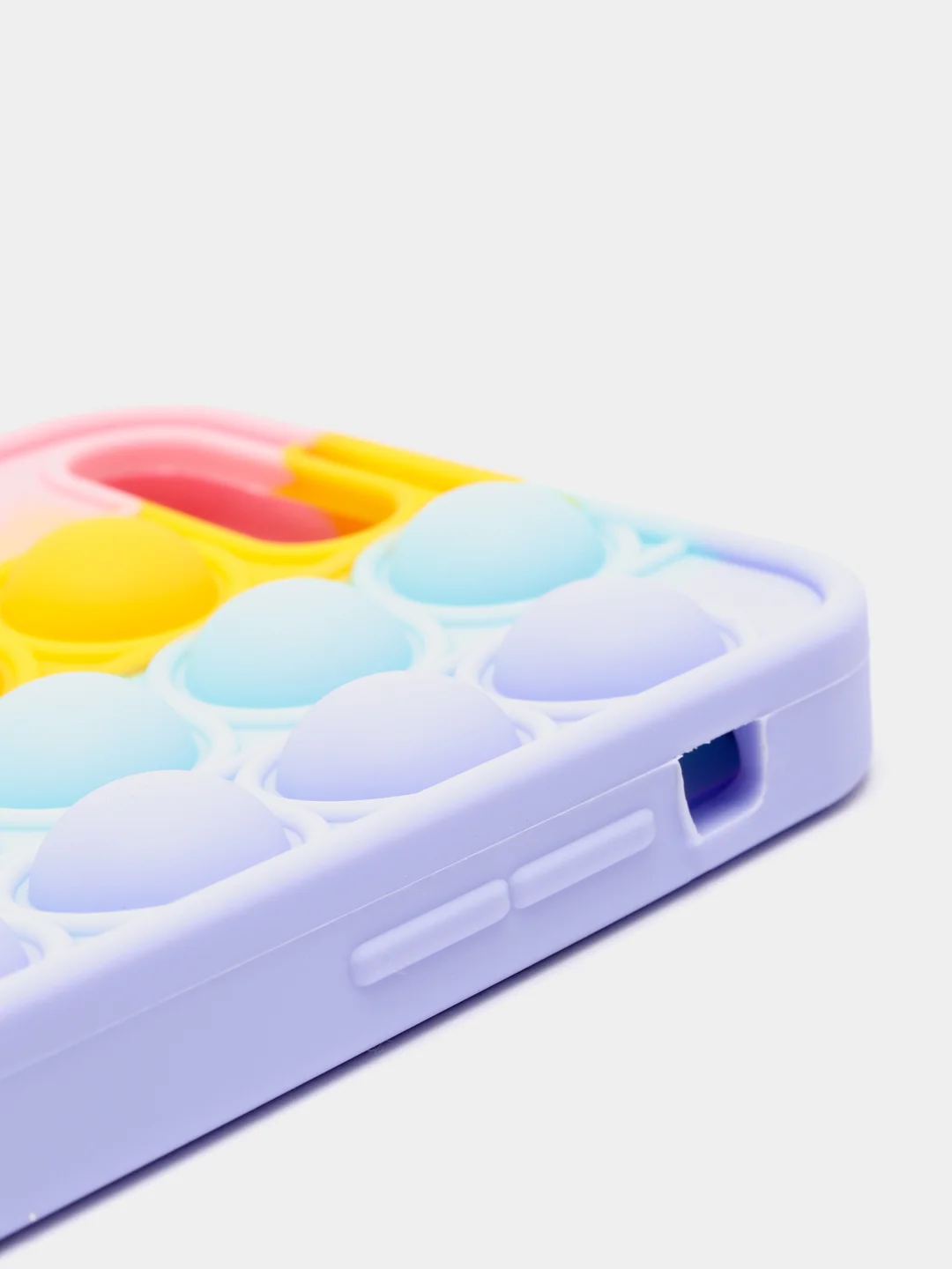 Индиго чехол антистресс пупырка поп ит pop it для iPhone 12 12 Pro на айфон