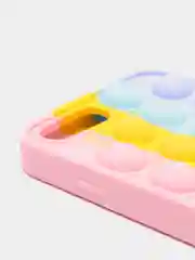 Индиго чехол антистресс пупырка поп ит pop it для iPhone 12 12 Pro на айфон