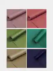 Бумага упаковочная крафт в рулоне "Двухсторонняя-для подарка", 0,7 х 10 м, 6 цветов