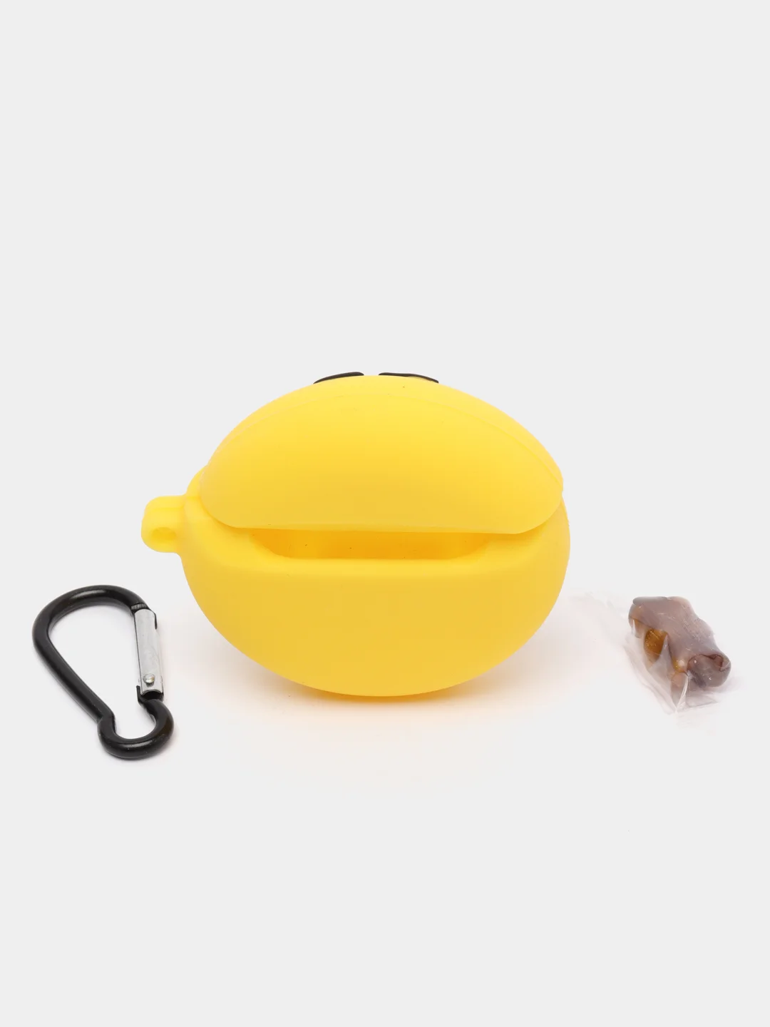 Желтый силиконовый чехол для наушников Airpods 1, 2