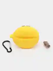 Желтый силиконовый чехол для наушников Airpods 1, 2