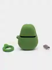 Зеленый силиконовый чехол для наушников Airpods 1, 2