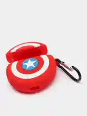 Коралловый меланж силиконовый чехол для наушников Airpods 1, 2