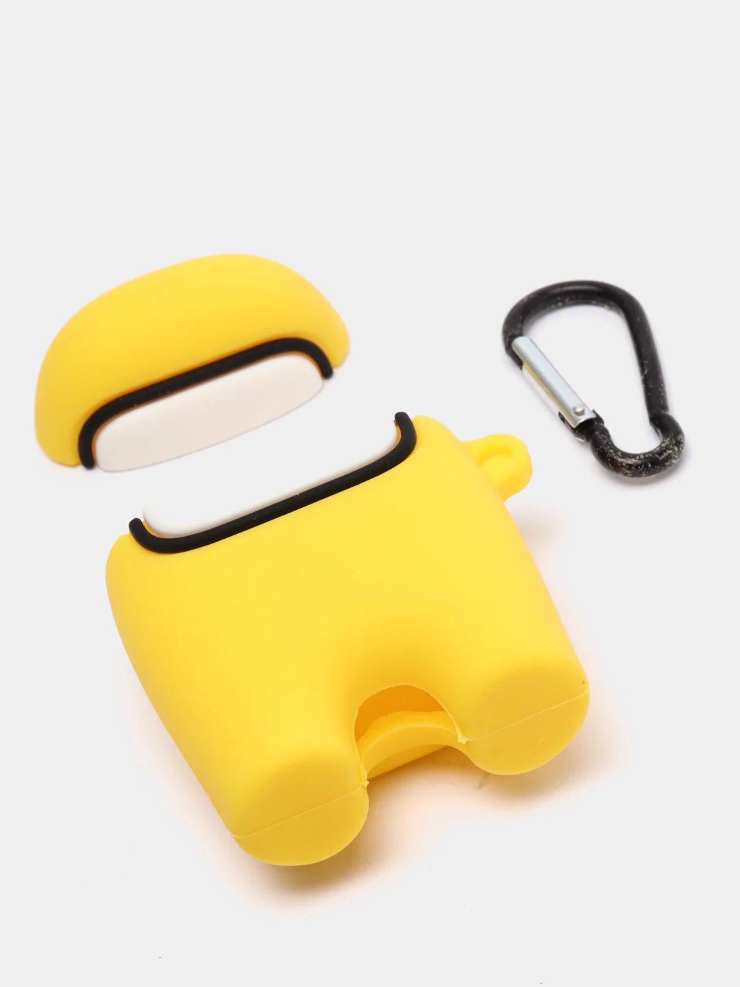 Лимонный силиконовый чехол для наушников Airpods 1, 2