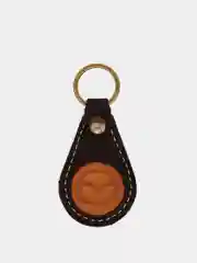Брелок для ключа кожаный, трёхслойный, с логотипом