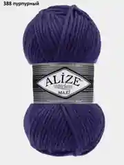 Пурпурный шерсть Пряжа Alize Superlana maxi