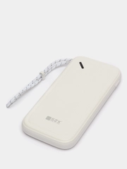 Портативное зарядное устройство, 10000 mah, SD333, 2.1A, белый