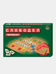 Развивающая настольная игра в слова для детей и взрослых Словодел "Великан", 42 х 33 см