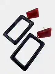 Индиго серьги женские