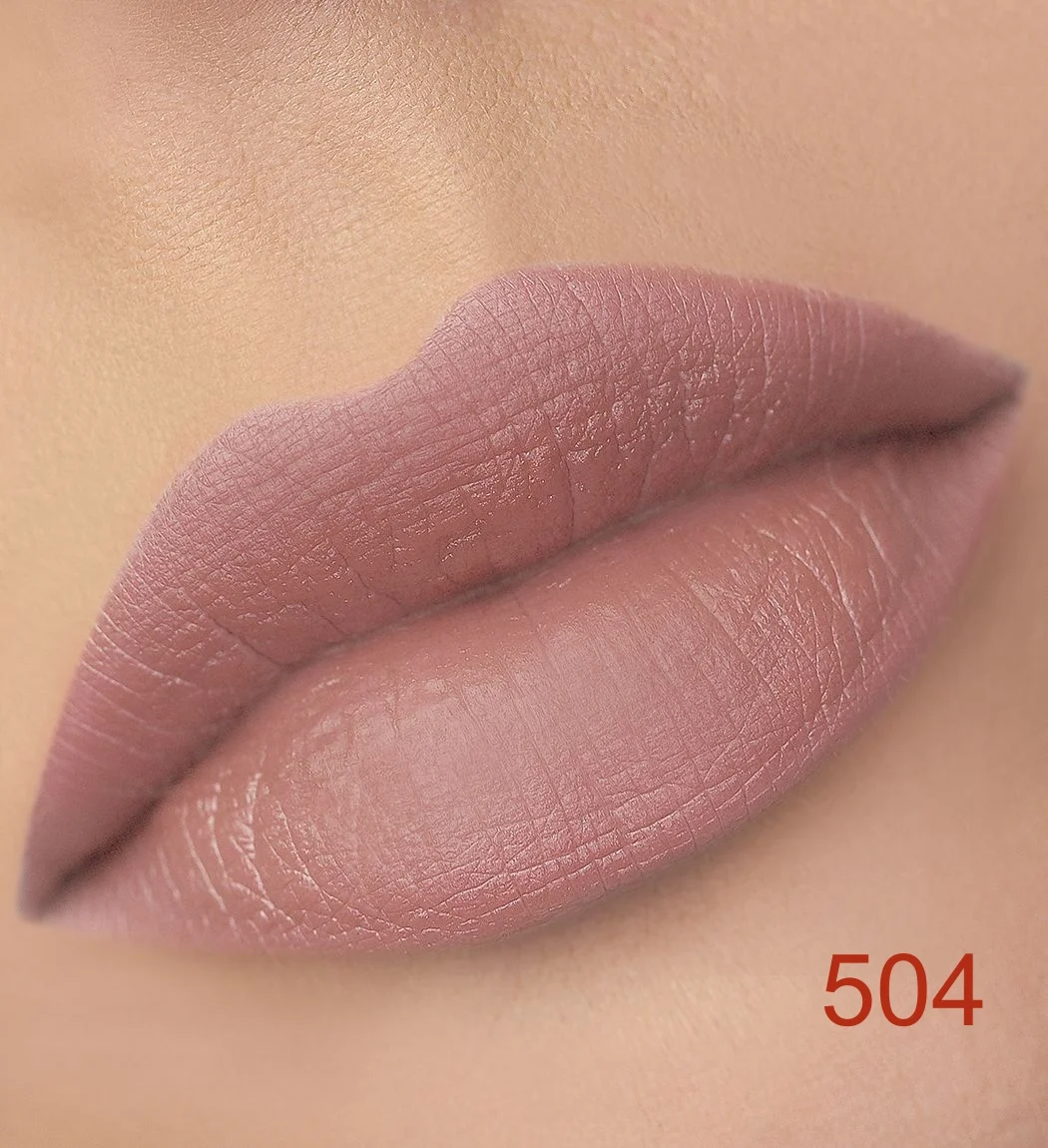 Бежевый меланж губная помада LUXVISAGE PIN-UP ultra matt
