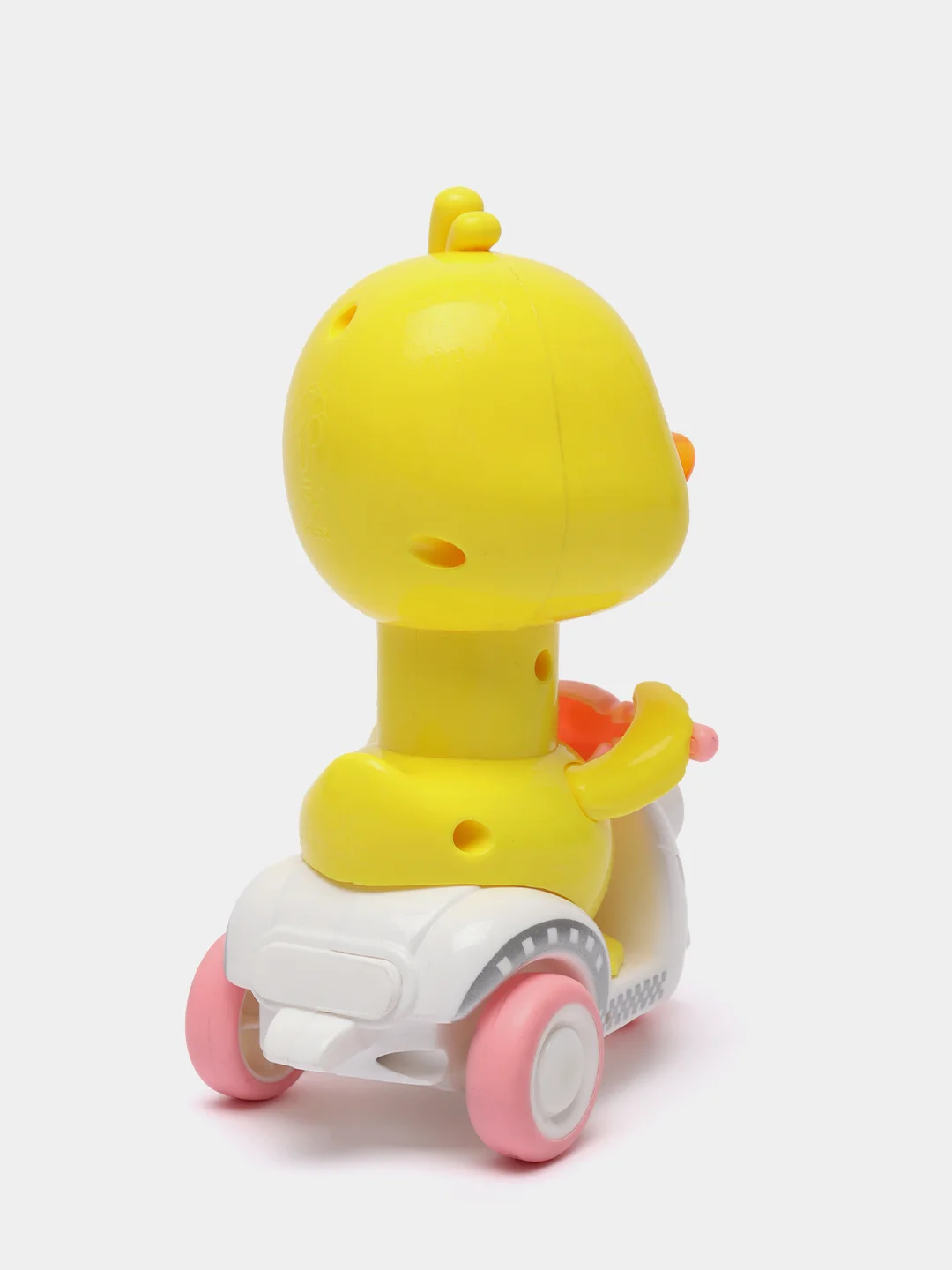 Розовый инерционная игрушка,заводная игрушка,утенок, антистесс