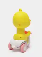 Розовый инерционная игрушка,заводная игрушка,утенок, антистесс