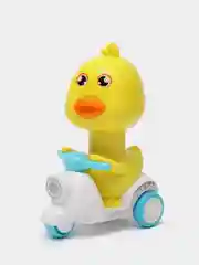 Голубой инерционная игрушка,заводная игрушка,утенок, антистесс