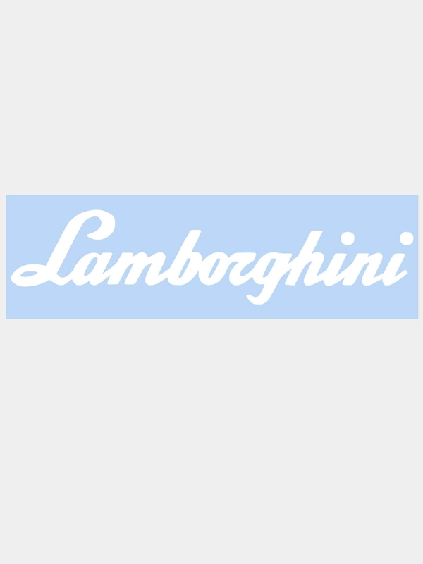 Наклейка на авто Lamborghini (Лаборгини), 28 х 7 см