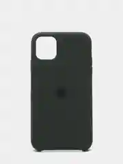 Зелёный хаки в индивидуальной упаковке  Silicone  X/Xs,11,12,13,Pro,Max, cеликоновый чехол цветной