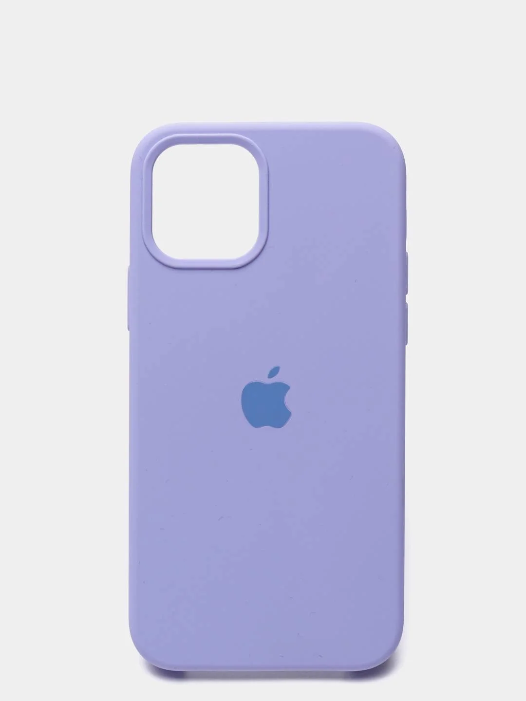 Лавандовый в индивидуальной упаковке  Silicone  X/Xs,11,12,13,Pro,Max, cеликоновый чехол цветной