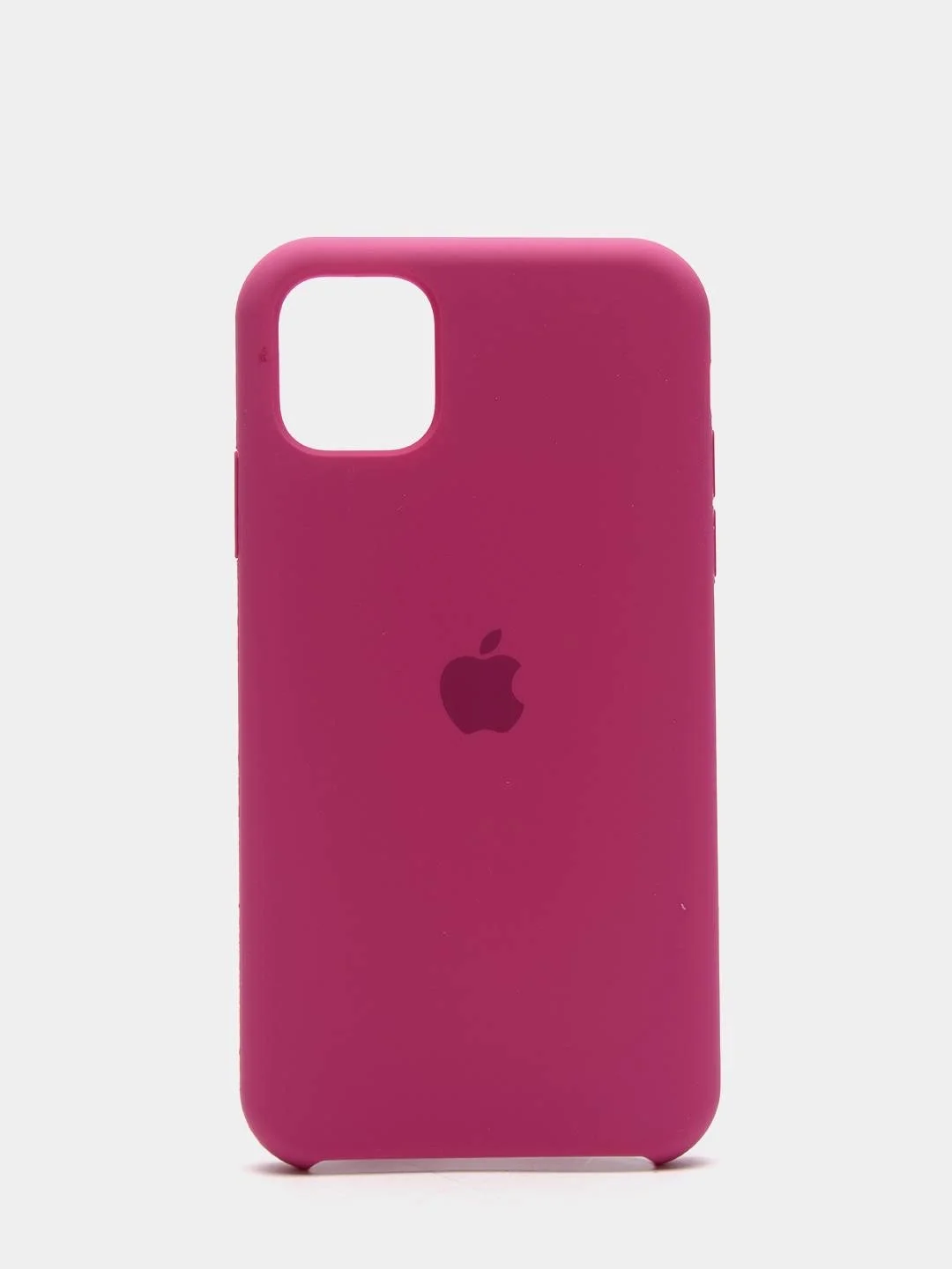 Вишнёвый в индивидуальной упаковке  Silicone  X/Xs,11,12,13,Pro,Max, cеликоновый чехол цветной
