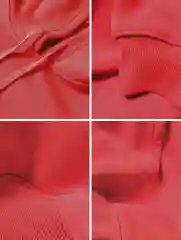 Красный толстовка утепленная /худи / унисекс / 5 цветов / 100% хлопок / женское / мужское