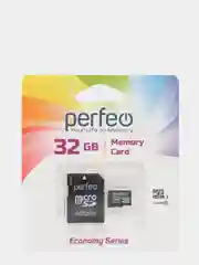 Карта памяти Perfeo microSD 32GB High-Capacity (Class 10) economy series