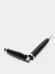 Черный флешка - Ручка шариковая USB 2.0 и Стилус для планшета и смартфона 32 GB