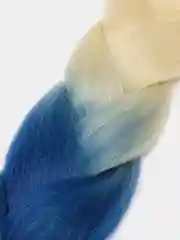 Синий канекалон двухцветный