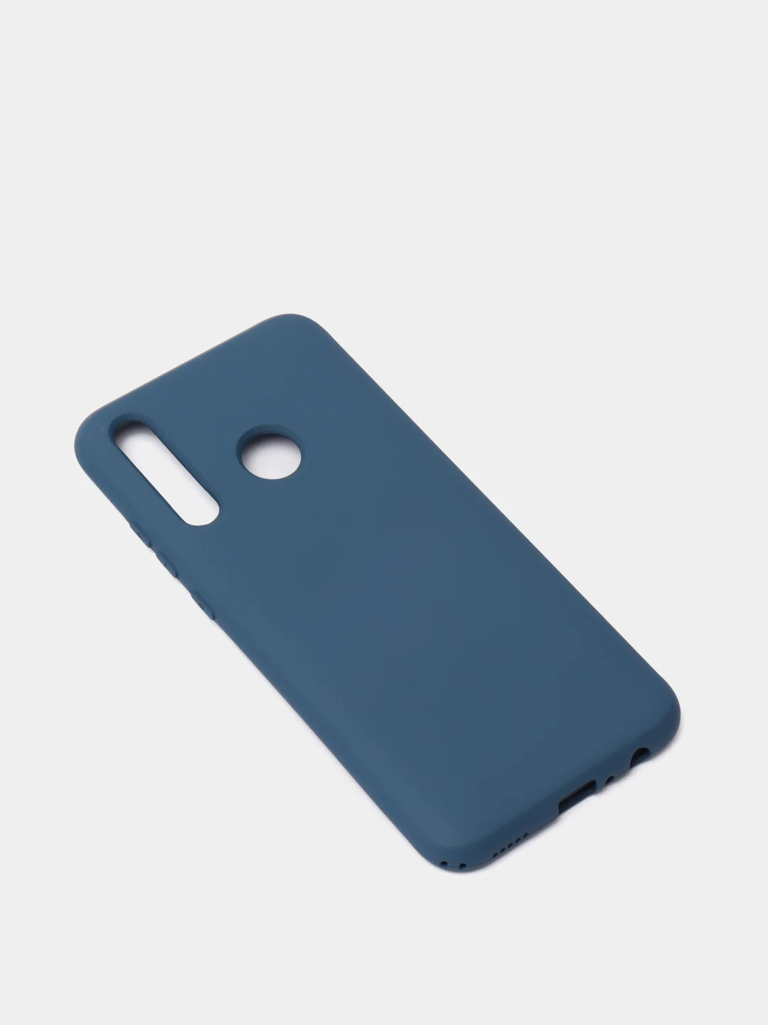 Темно-синий чехол Honor 10 lite / P Smart 2019, Хонор 10 лайт, Silicone Cover с закрытым низом