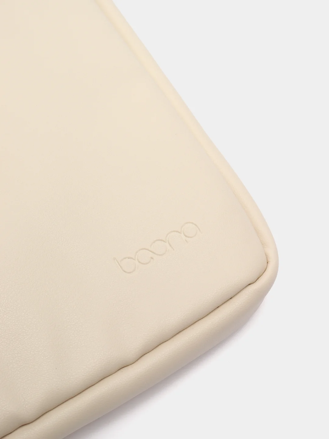 Бежевый чехол для ноутбука "Boona XB-Q004", органайзер, кейс, пенал, футляр на ноутбук,  pkt