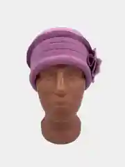 Сиреневый шапка женская