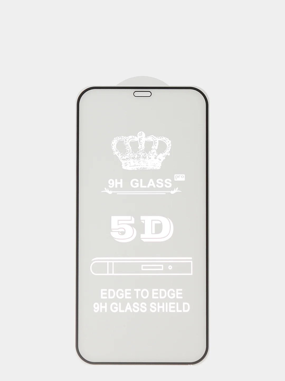 Черный защитное 5D стекло для iPhone 12 / iPhone 12 Pro