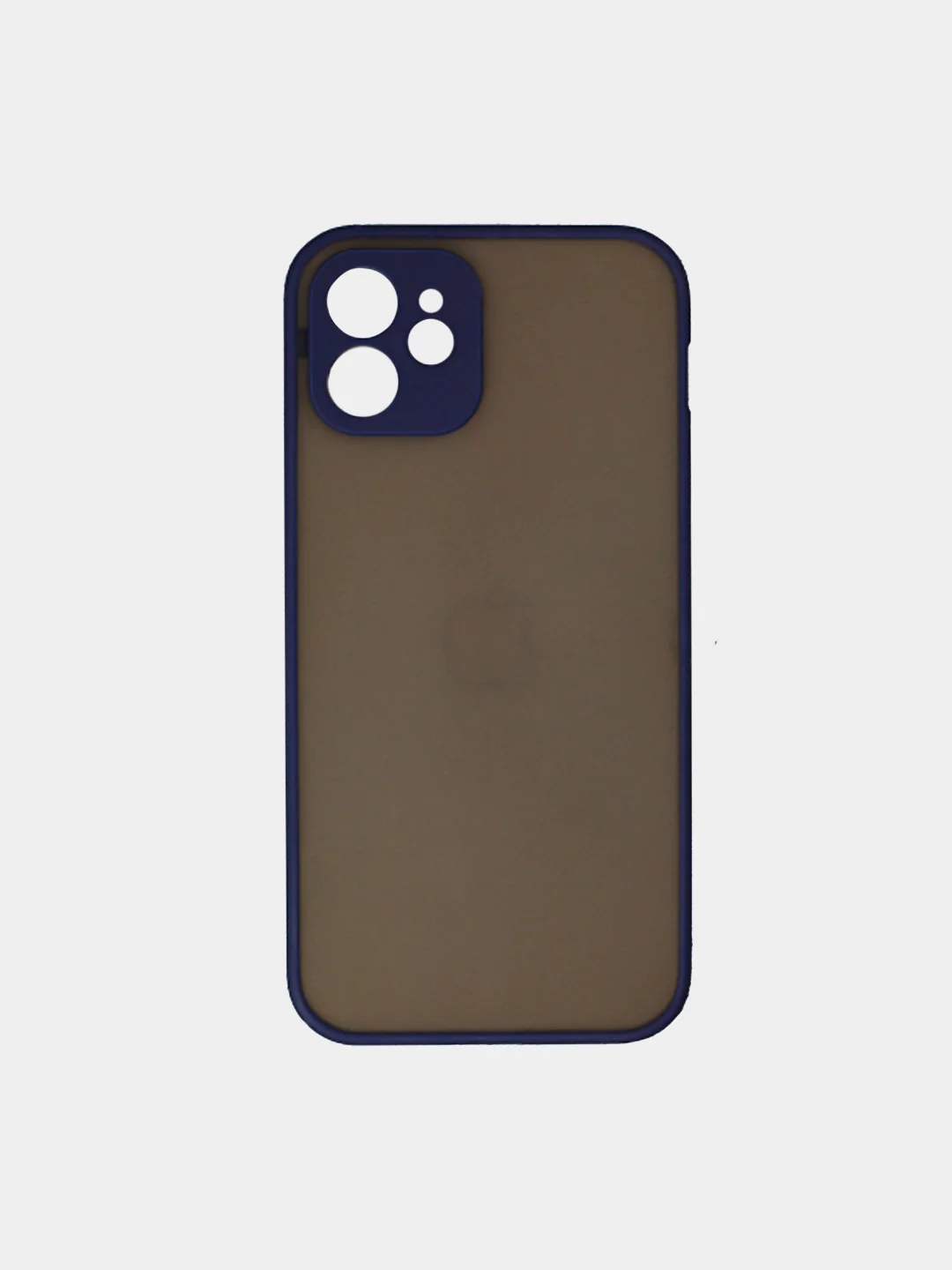 Темно-синий матовый силиконовый чехол для iPhone 13, 13 Pro, XR, 11, 11 Pro, 7/8, 12 mini, 12, 12 Pro