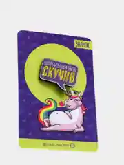 Значок деревянный Ненависть, БалоЗае, Нормальным быть скучно, Vinishko