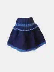 Индиго манишка детская зимняя