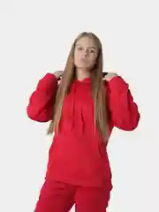 Красный толстовка с капюшоном, унисекс, хлопок
