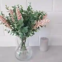 Алый искусственные цветы, Полевые цветы "Кукурузки", букет из 6 веточек