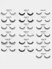 Накладные ресницы Fashion Lashes, многоразового использования + клей