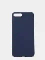 Синий чехол силиконовый на iPhone 7 Plus / 8 Plus